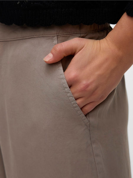 VERO MODA Lyocell Culottes in Taupe