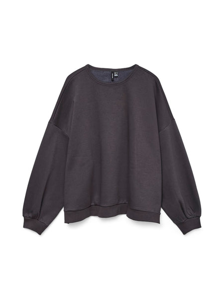 Vero Moda "Cupcake" Printed Sweatshirt in Charcoal