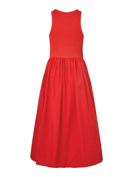 Y.A.S Sleeveless Long Dress in Red