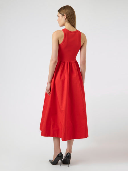 Y.A.S Sleeveless Long Dress in Red