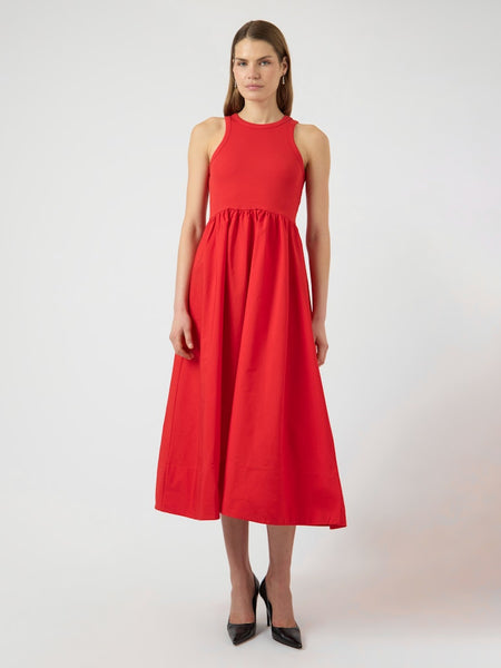 Y.A.S Sleeveless Long Dress in Red