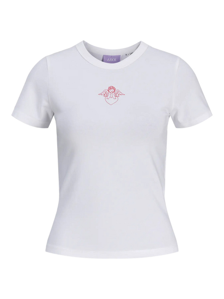 JJXX Angel Print T-Shirt in White