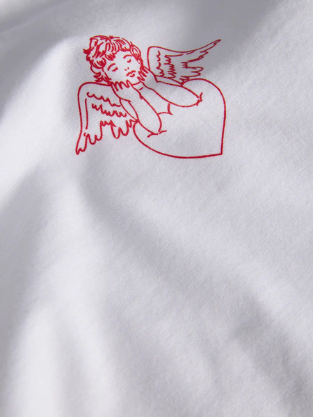 JJXX Angel Print T-Shirt in White