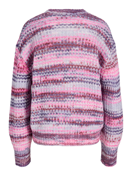 JJXX Multicolour Knit Jumper in Pink
