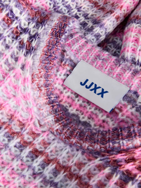 JJXX Multicolour Knit Jumper in Pink