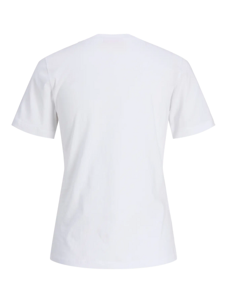 JJXX Olive Print T-Shirt in White