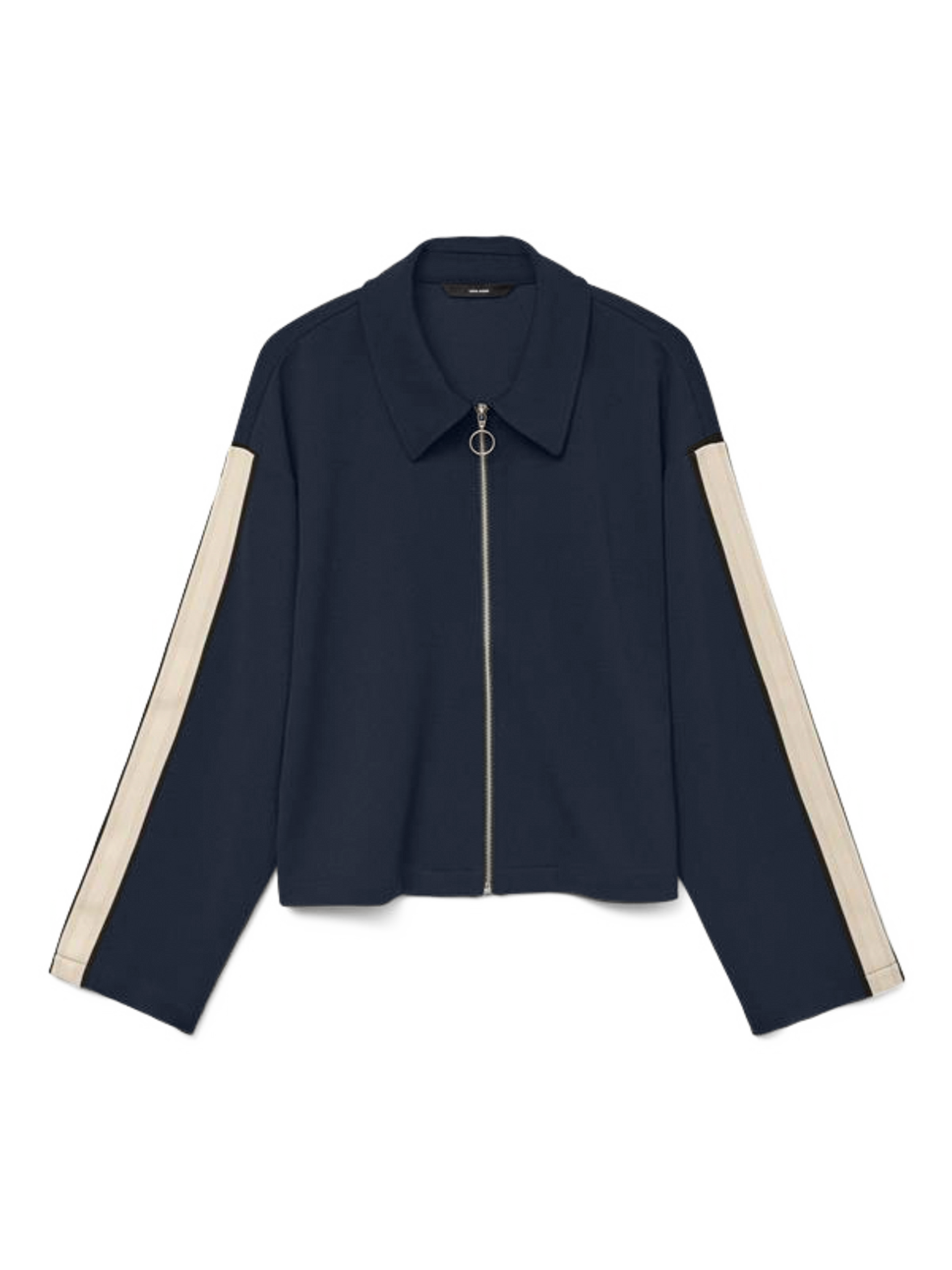 Vero Moda Short Panel Detail Jacket in Navy