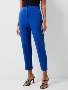 French Connection Echo Tapered Trousers in Blue