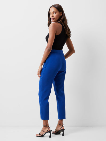 French Connection Echo Tapered Trousers in Blue