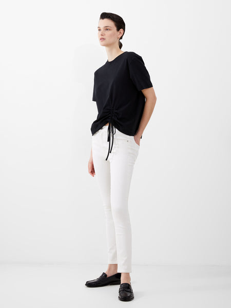 French Connection Soft Stretch High Rise Skinny Jeans in White