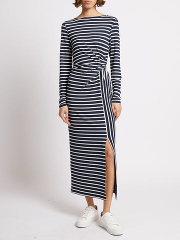 French Connection Kyra Jersey Dress in Navy