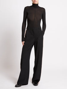 French Connection Vinnie Side Stripe Trousers in Black