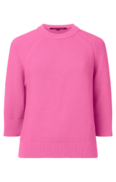 French Connection Lily Mozart Short Sleeve Jumper in Pink
