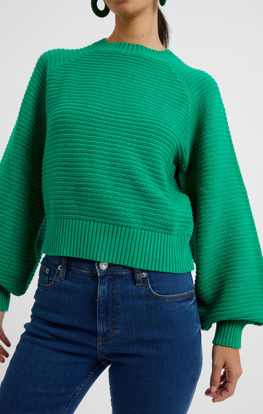 French Connection Lily Mozart Jumper in Green