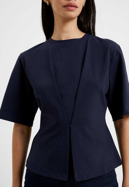 French Connection Pearl Top in Navy