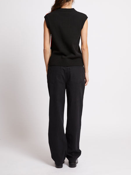 French Connection Valri Colour Block Knit Vest