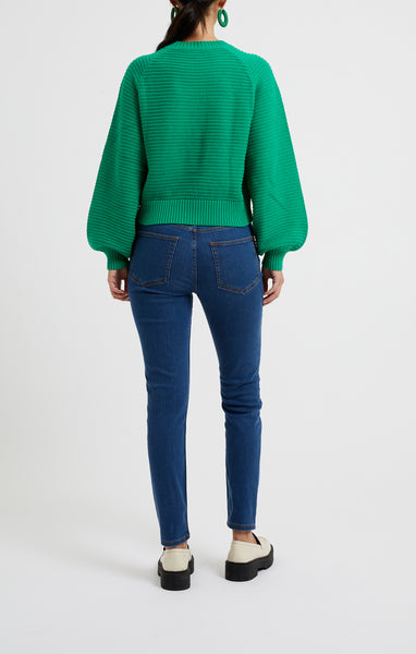 French Connection Lily Mozart Jumper in Green