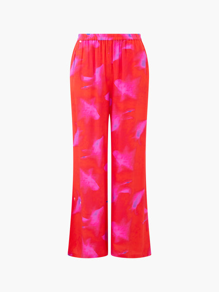 French Connection Christy Eco Delphine Trousers in Red
