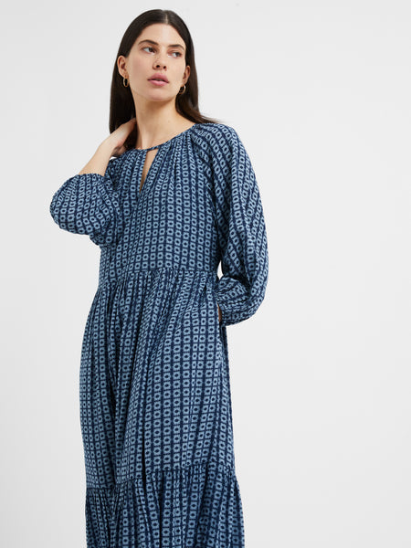 Great Plains Tangier Tile Eco Dress in Navy