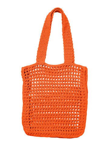 Vero Moda Net Shoulder Bag in Orange